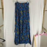 Urban Outfitters Out From Under  Floral Maxi Skirt Petite Small Blue Photo 8
