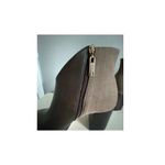 Anthropologie Guilhermina Leather Tweed 8 M Brown Zip Ankle Booties Brazil NEW Photo 4