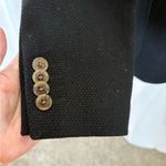 Lands' End Black Wool Blazer Jacket Size 18 EUC Photo 3