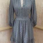 Baltic Born Harmony Embossed Dress eyelet embroidered ruffled Fit & flare S Photo 3