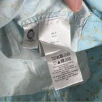 Ganni  Floral Organic Cotton Poplin Button-up Shirt In Blue Photo 8