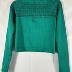 DSG Top Womens Large Green Momentum Seamless Cropped Moisture Wicking Activewear Photo 5