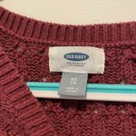 Old Navy Burgundy Knit  Sweater Photo 2