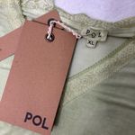 POL  Lace Sleeve Light Green Blouse /‎ Top Lightweight size XL Photo 5