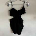 ZARA Black Side Cutout Micro Mini Dress Photo 4