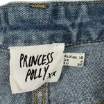 Princess Polly  Women's Size 6 High Waisted Mom Jeans Two-Tone‎ Denim Punk Rock Photo 2