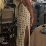 Deep V Knit Dress Size M Photo 0