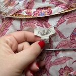 Pilcro  Romy Relaxed button down shirt Womens XL Floral Print Long Sleeve boho Photo 4