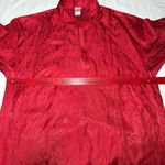 Natori Nightgown Womens Red Size XL Sleepshirt Loungewear Pockets Satin V-neck Photo 5