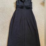 Misha Revolve Maylee slinky midi off shoulder dress black Size L Photo 3