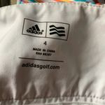 Adidas  Golf White Diagonally Striped Golf Skort Size 4 Photo 7