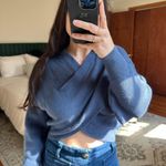 Cropped Sweater Blue Photo 3