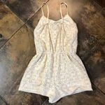 Mossimo Supply Co Mossimo Women’s Cream Lace Romper Size Small Photo 10