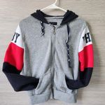 Baby Phat Vtg Y2K Cat Graphic Hoodie Jacket Gray Zip Teen Large Women Size Small Photo 3