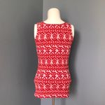 Magellan  pink and red tribal print tank top medium Photo 3
