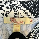 Aryeh  Womens Black White Paisley Pickleball Tennis Golf Athletic Dress Sz Medium Photo 2