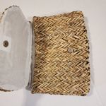 Mud Pie 🔥SALE🔥 NWOT!  Tan Straw Clutch Purse Photo 4