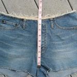Angels Y2K Size 9 Distressed Waist and Hem Y2K Jean Shorts Photo 5