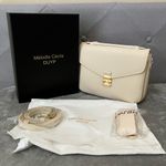 NWT DUYP Paris 15 Satchel Bag in Buttercream White Photo 0