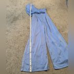 DO+BE  one shoulder drape jumpsuit blue size medium NWT. BOUTIQUE Photo 2