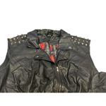 Hot Topic Riverdale Wmn's Sz. 2 Sleeveless Faux Leather Biker Jacket Photo 3