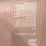 All In Motion Women’s 2XL Long Sleeve Waffle Knit Rose Pink Shirt Top NWT Photo 7