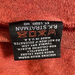 Harley Davidson Womens T Shirt Top Long Sleeve Pullover Crew Neck Orange Medium Photo 10