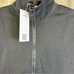 Missky Small Black 1/2 Zippered Front Long Sleeve Jacket/Shacket/Shirt P… Photo 5