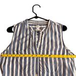 Gap  Size XS Sleeveless Maxi Shirt Dress Blue‎ White Stripe Lightweight Nautical Photo 6
