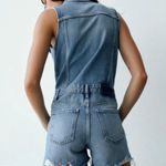 ZARA Denim Romper Photo 1