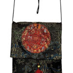 Asian Over The Shoulder Mini‎ Purse Cross Body Black Photo 0