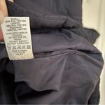 Poetry Navy Blue Hooded Quilted Belted Longline Puffer Vest Size 14 Photo 4