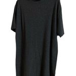 ZARA  Trafaluc Grey Short Sleeve Ribbed Dress size medium Photo 0