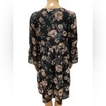 Elodie  Floral Black mini Dress/tunic size M Photo 3