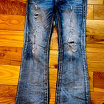 Rock Revival HTF  “Tama” Distressed Mid-Rise Boot Cut Jeans, Sz 29 Photo 0