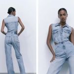 ZARA Denim Jumpsuit Photo 1