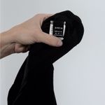 SheIn Women’s Ribbed Black Heart Ring Long Sleeve Crop Top Size XS Photo 2