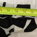 Magaschoni Black & White Floral Linen Cropped Jacket Top Womens Size Small Boxy Photo 7