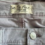 We The Free People Sun Chaser Corduroy Pants Size 31 Frosted Lilac Button Skinny Photo 5
