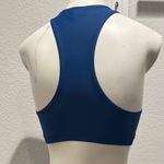 NEW Fanna Gamma Blue Polewear Pole Swim Top Peekaboo Cutout Sport Bra XS Photo 2