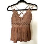 VICI  Self Love Lace Peplum Camisole Top Photo 3