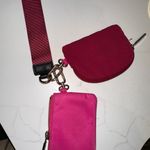 Lululemon athletica sonic Pink and pomegranate dual Pouch wristlet Photo 3