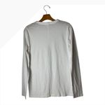 Rag and Bone Rag‎ & Bone Shirt Women Medium White Organic Pima Cotton Long Sleeve Tee Preppy Photo 2