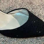 Caparros Capparos kitten heels black sequin pointed shoes size 8 Photo 4