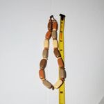 Vtg 1985 Napier Earth Tones Necklace Bracelet Set Lisa Bertolli Resin Bead 16" Photo 3