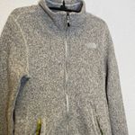 The North Face Gray Heather Fleece Zipper Jacket Long Sleeve EUC Sz Sm Warm Photo 1