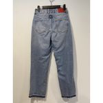 ZARA Jeans Women 26" Straight High Rise Raw Hem Distressed Travel Casual Norm Photo 1