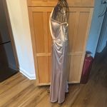 Revelry Aurora Satin maxi dress Tan Size 10 Photo 7