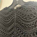 NEW Lela Rose Couture Black Dress with Lace Overlay and Sleeves Size 8 Photo 10