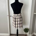 Have Women's Synthetic Wool Plaid Tartan Skirt Belted Size Medium Photo 2